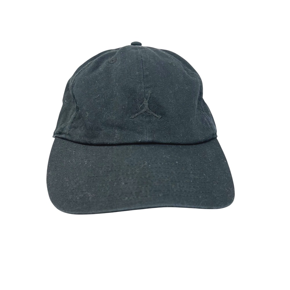 Jordan Jumpman Black Baseball Cap OSFM Adjustable Hat‎ Classic99 Nike Twill